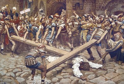 Simon of Cyrene Compelled to Bear the Cross from 