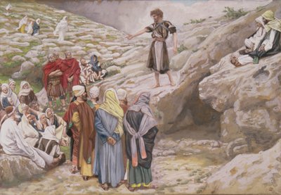 St. John the Baptist and the Pharisees, illustration for The Life of Christ by James Jacques Joseph Tissot