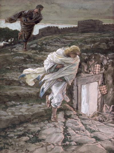 St. Peter and St. John Run to the Tomb, illustration for The Life of Christ by James Jacques Joseph Tissot