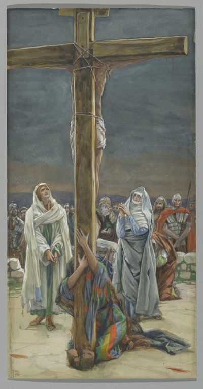 Stabat Mater. Woman Behold Thy Son, illustration for The Life of Christ by James Jacques Joseph Tissot