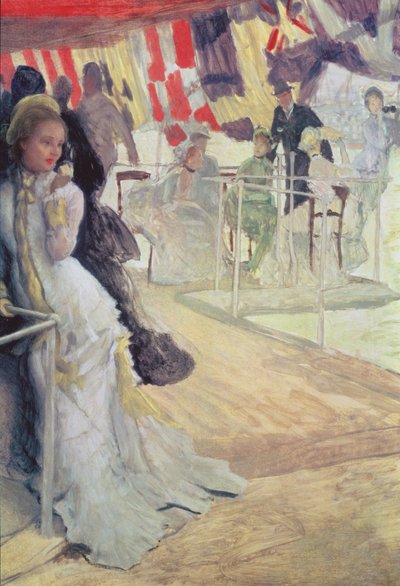 Study for The Ball on Shipboard, c.1874 by James Jacques Joseph Tissot