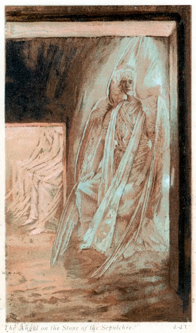 The Angel of the Lord on the stone of the sepulchre, 1897 by James Jacques Joseph Tissot