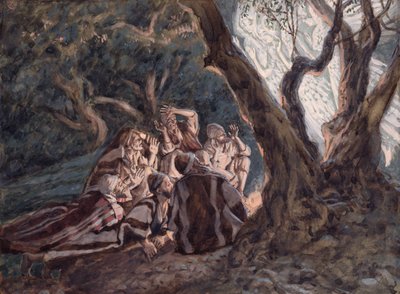 The Angels and the Shepherds, illustration for The Life of Christ by James Jacques Joseph Tissot