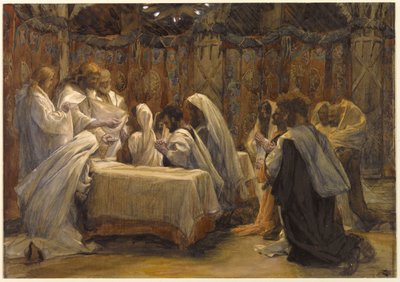 The Communion of the Apostles, illustration for The Life of Christ by James Jacques Joseph Tissot