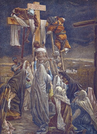 The Descent from the Cross - from “The Life of Our Lord Jesus Christ” - 1899 by James Tissot by James Jacques Joseph Tissot