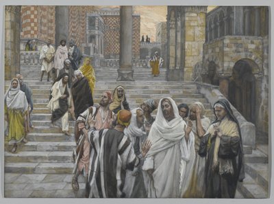 The Disciples Admire the Buildings of the Temple, illustration from The Life of Our Lord Jesus Christ by James Jacques Joseph Tissot