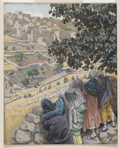 The Disciples Eat Wheat, illustration from The Life of Our Lord Jesus Christ by James Jacques Joseph Tissot