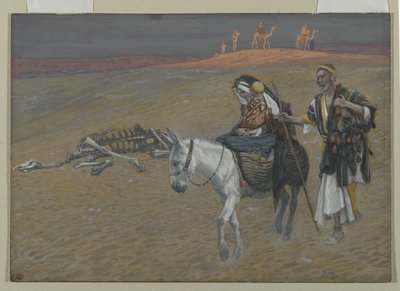 The Flight into Egypt, illustration from The Life of Our Lord Jesus Christ by James Jacques Joseph Tissot