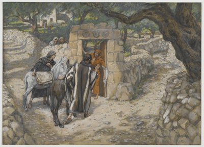 The Foal of Bethpage, illustration from The Life of Our Lord Jesus Christ by James Jacques Joseph Tissot