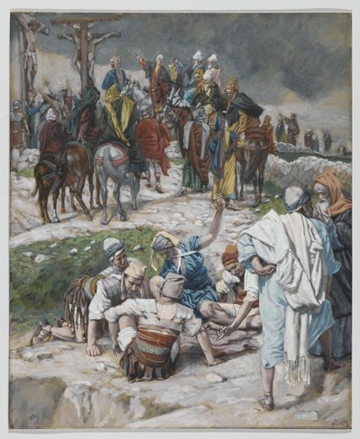 The Garments Divided by Cast Lots, illustration from The Life of Our Lord Jesus Christ by James Jacques Joseph Tissot