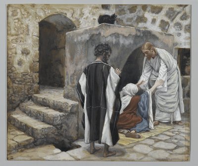 The Healing of Peters Mother-in-Law, illustration from The Life of Our Lord Jesus Christ by James Jacques Joseph Tissot