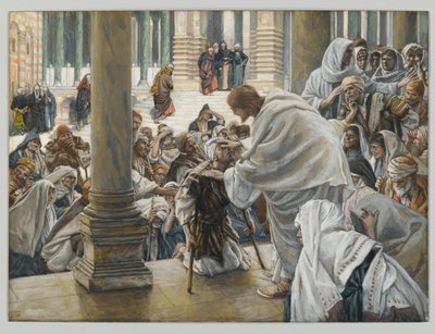 The Healing of the Lame in the Temple, illustration for The Life of Christ, c.1886-94 by James Jacques Joseph Tissot