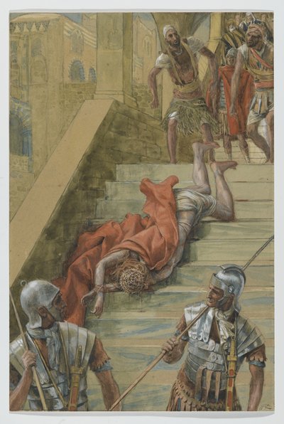 The Holy Stair, illustration from The Life of Our Lord Jesus Christ by James Jacques Joseph Tissot