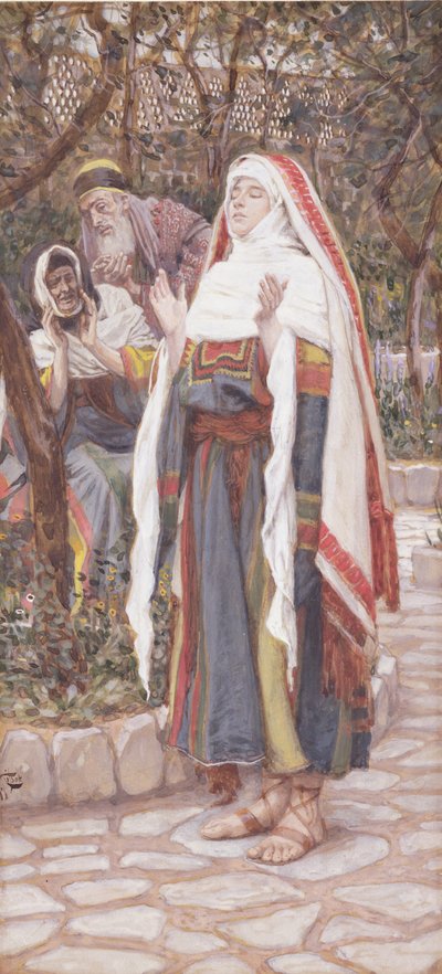 The Magnificat, illustration for The Life of Christ by James Jacques Joseph Tissot