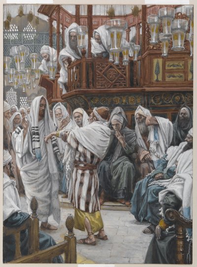 The Man with the Withered Hand, illustration from The Life of Our Lord Jesus Christ by James Jacques Joseph Tissot