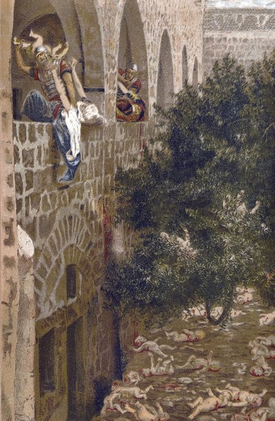 The Massacre of the Innocents - from “The Life of Our Lord Jesus Christ” - 1899 by James Tissot by James Jacques Joseph Tissot
