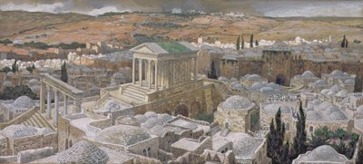 The Pagan Temple Built by Hadrian on the Site of Calvary, illustration for The Life of Christ, c.1886-94 by James Jacques Joseph Tissot