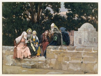 The Pharisees and the Herodians, illustration for The Life of Christ by James Jacques Joseph Tissot