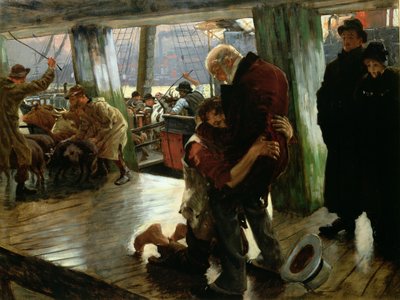 The Prodigal Son in Modern Life: The Return (preparatory sketch) by James Jacques Joseph Tissot
