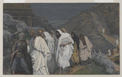 The Protestations of Saint Peter, illustration from The Life of Our Lord Jesus Christ by James Jacques Joseph Tissot