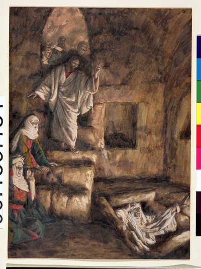 The Raising of Lazarus, illustration for The Life of Christ, c.1886-94 by James Jacques Joseph Tissot