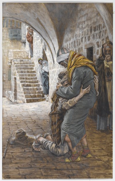 The Return of the Prodigal Son, illustration for The Life of Christ by James Jacques Joseph Tissot