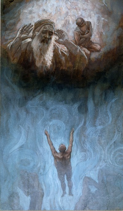 The Rich Man in Hell, Illustration for The Life of Christ by James Jacques Joseph Tissot