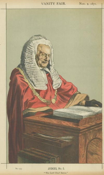The Right Hon Sir Fitz Roy Kelly by James Jacques Joseph Tissot