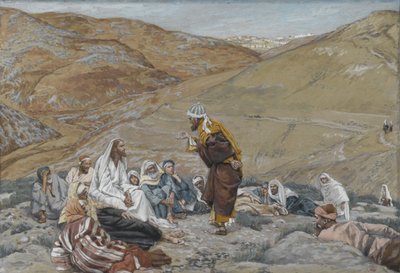 The Scribe Stood to Tempt Jesus, illustration from The Life of Our Lord Jesus Christ by James Jacques Joseph Tissot