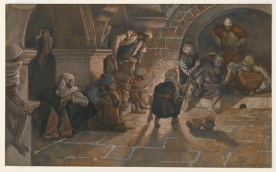 The Second Denial of Saint Peter, illustration from The Life of Our Lord Jesus Christ by James Jacques Joseph Tissot