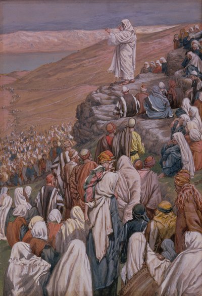 The Sermon on the Mount, illustration for The Life of Christ by James Jacques Joseph Tissot