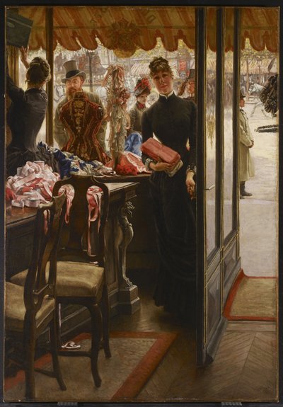 The Shop Girl, 1883-85 by James Jacques Joseph Tissot