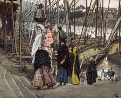 The Sojourn, Egypt, illustration for The Life of Christ, c.1886-94 by James Jacques Joseph Tissot