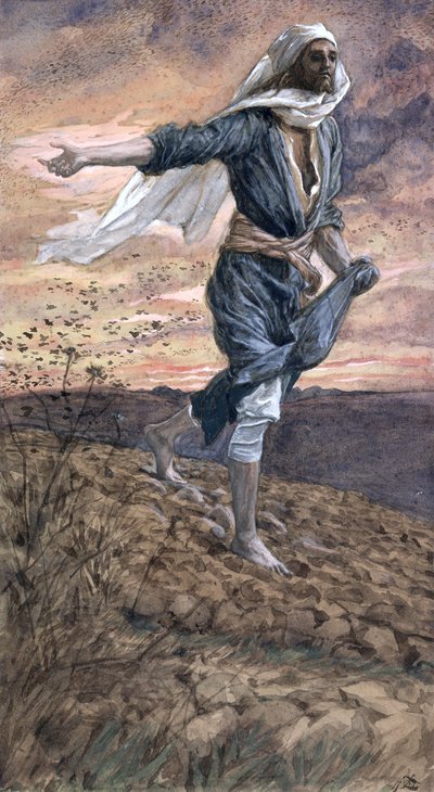 The Sower, Illustration for The Life of Christ by James Jacques Joseph Tissot