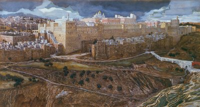The Temple of Herod in our Lords Time by James Jacques Joseph Tissot
