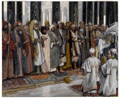 The Testing of the Suitors of the Holy Virgin, illustration for The Life of Christ by James Jacques Joseph Tissot