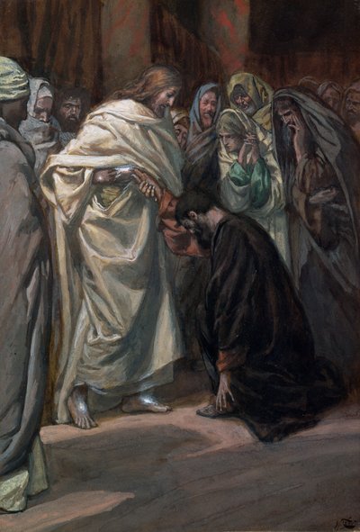 The Unbelief of St. Thomas, illustration for The Life of Christ by James Jacques Joseph Tissot