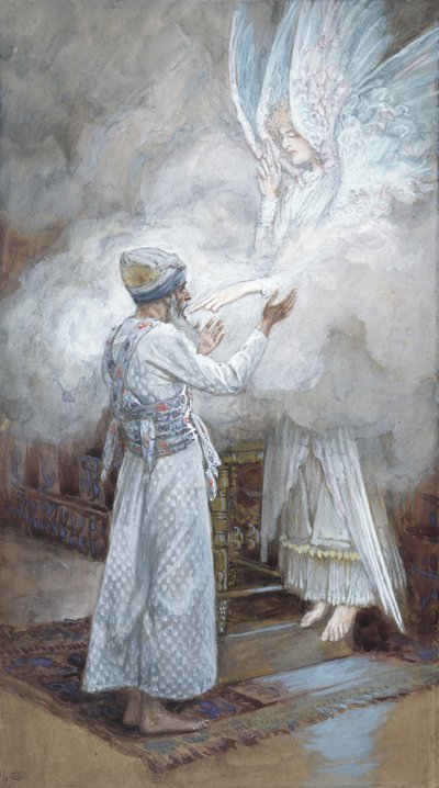 The Vision of Zacharias, illustration for The Life of Christ by James Jacques Joseph Tissot