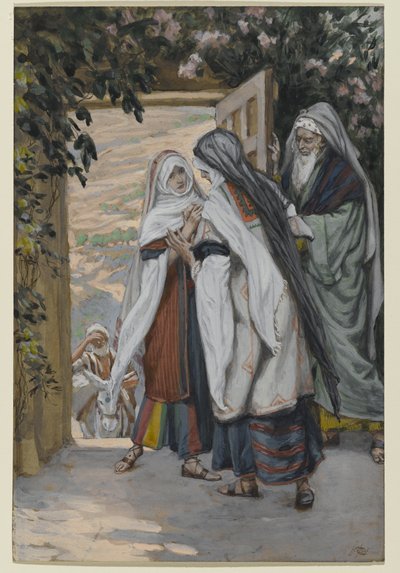 The Visitation, illustration for The Life of Christ by James Jacques Joseph Tissot