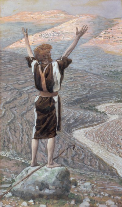 The Voice in the Desert, illustration for The Life of Christ by James Jacques Joseph Tissot