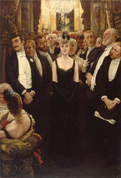 The Most Beautiful Woman in Paris by James Jacques Joseph Tissot