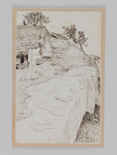 Tombs of the Valley of Hinnom, illustration from The Life of Our Lord Jesus Christ by James Jacques Joseph Tissot