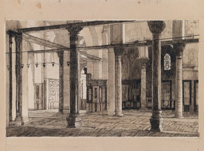 Transept of the Mosque of El-Aksa, illustration from The Life of Our Lord Jesus Christ by James Jacques Joseph Tissot