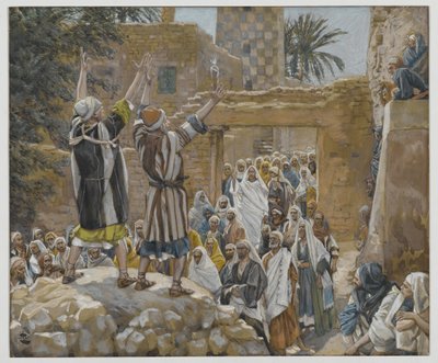 Two Blind Men at Jericho, illustration from The Life of Our Lord Jesus Christ by James Jacques Joseph Tissot