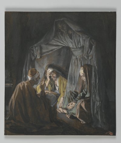Two or Three Gathered in my Name, illustration from The Life of Our Lord Jesus Christ by James Jacques Joseph Tissot