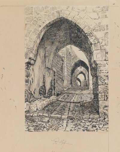 Via Dolorosa, Jerusalem, illustration from The Life of Our Lord Jesus Christ by James Jacques Joseph Tissot