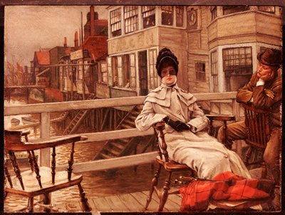 Waiting for the Boat at Greenwich by James Jacques Joseph Tissot