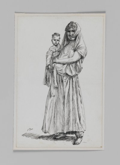 Woman of Geba, Samaria, illustration from The Life of Our Lord Jesus Christ by James Jacques Joseph Tissot