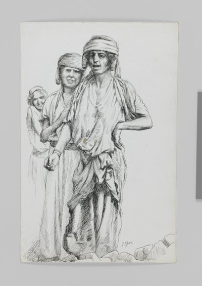 Women of Geba, Samaria, illustration from The Life of Our Lord Jesus Christ by James Jacques Joseph Tissot