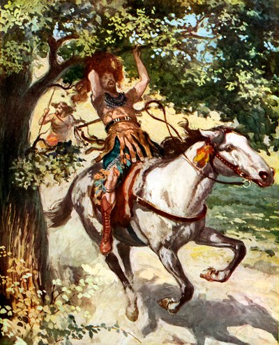 Absalom Hanging on the Oak Tree by James Jacques Joseph after Tissot